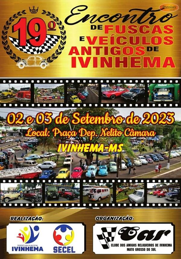 19º Encontro de Fuscas e Veículos Antigos de Ivinhema