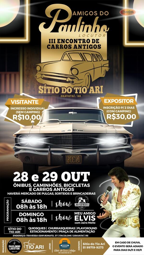 III Encontro de Carros Antigos Gravataí