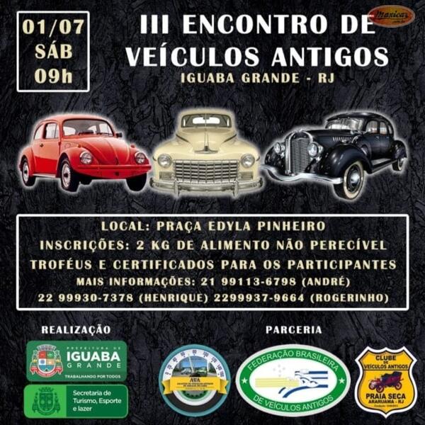 III Encontro de Veículos Antigos de Iguaba Grande