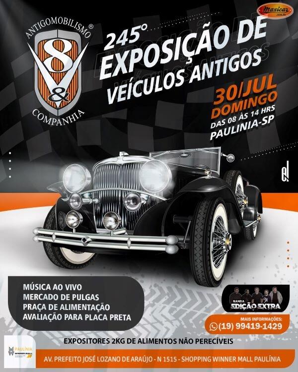 245º exposição de veículos antigos