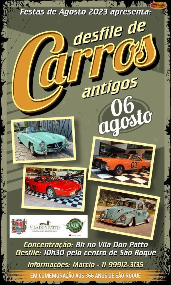 Desfile de Carros Antigos em São Roque