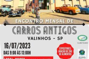 Encontro Mensal de Carros Antigos em Valinhos