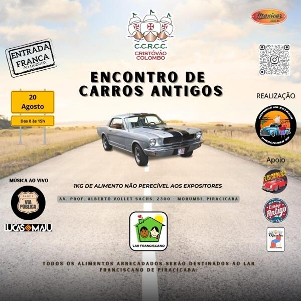 Encontro de Carros Antigos em Piracicaba