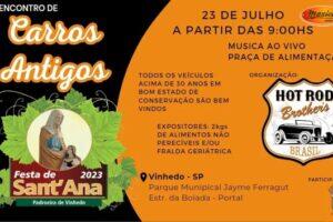 Encontro de Carros Antigos em Vinhedo