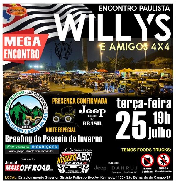 Mega Encontro Paulista Willys e Amigos 4x4