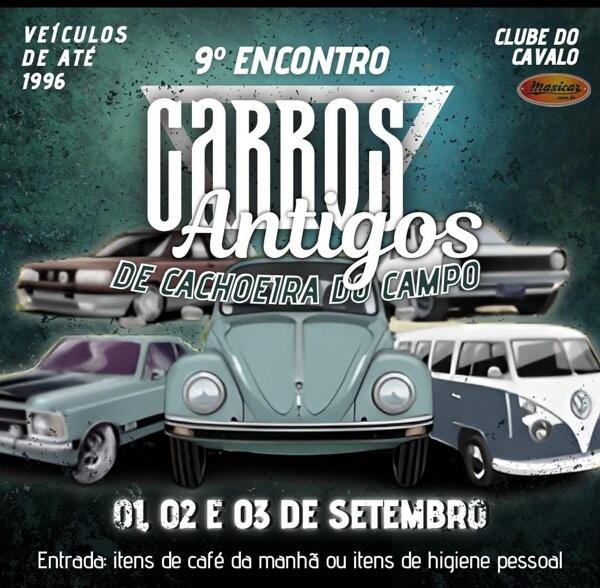 9° Encontro de Carros Antigos de Cachoeira do Campo