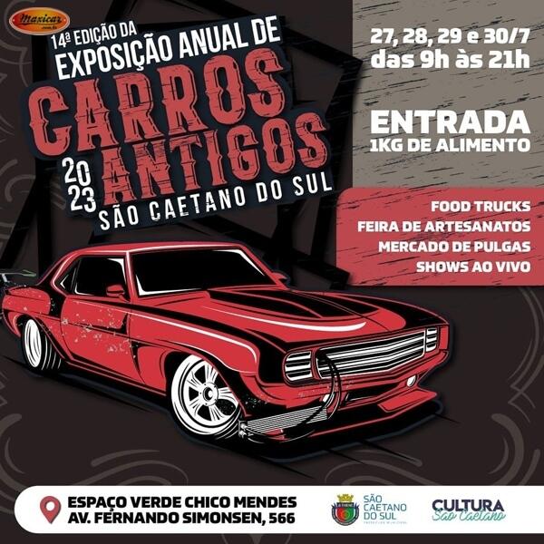 14ª Exposição Anual de Carros Antigos em São Caetano do Sul