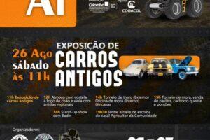 Exposição de Carros Antigos na 11ª Festa do Agricultor de Colombo