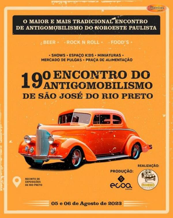 19º Encontro do Antigomobilismo em São José do Rio Preto
