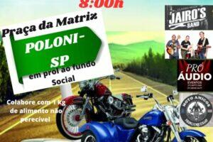 1º encontro de carros antigos e 2º encontro de motociclistas e triciclistas