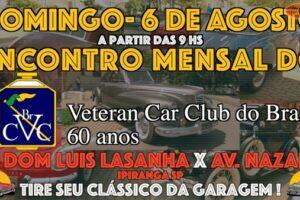 Encontro Mensal do Veteran Car Club do Brasil 60 anos