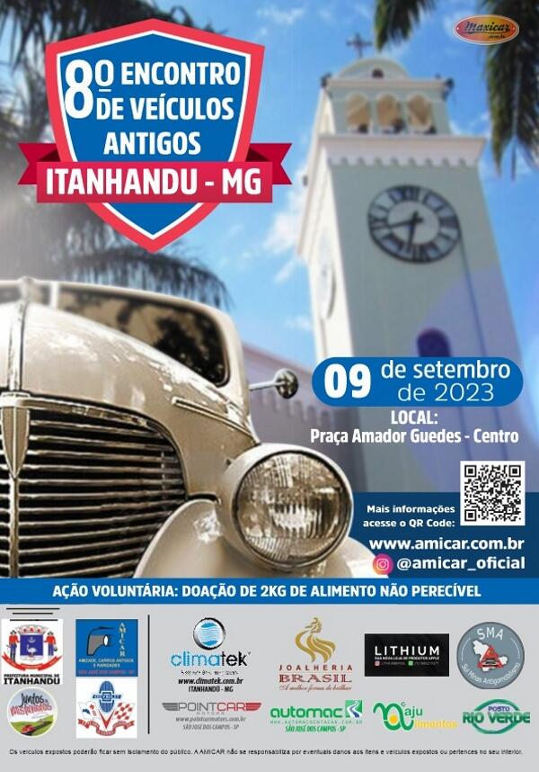 8º Encontro de Veículos Antigos de Itanhandu