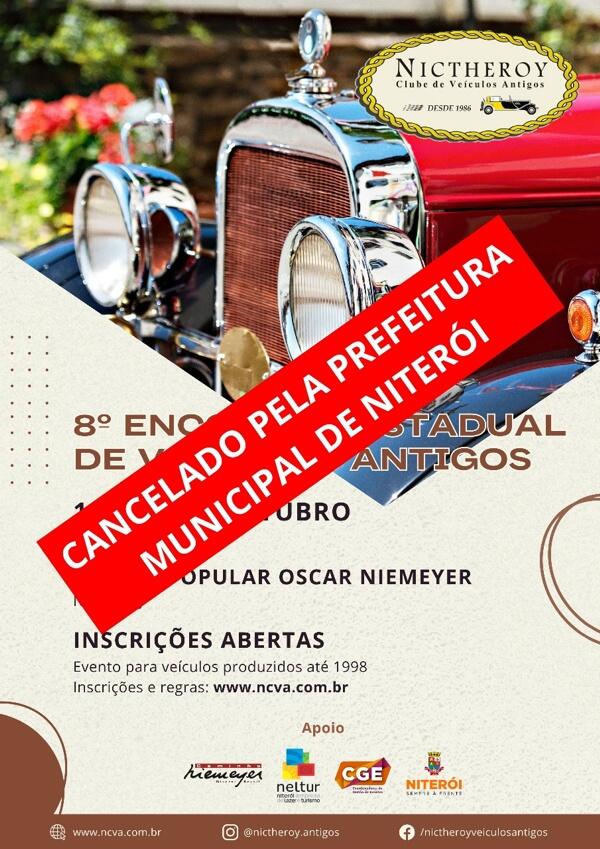 COMUNICADO: Cancelamento do encontro anual de 2023 pela Prefeitura de Niterói