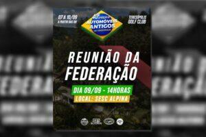 Reunião da FBVA na 40ª Exposição de Automóveis Antigos em Teresópolis