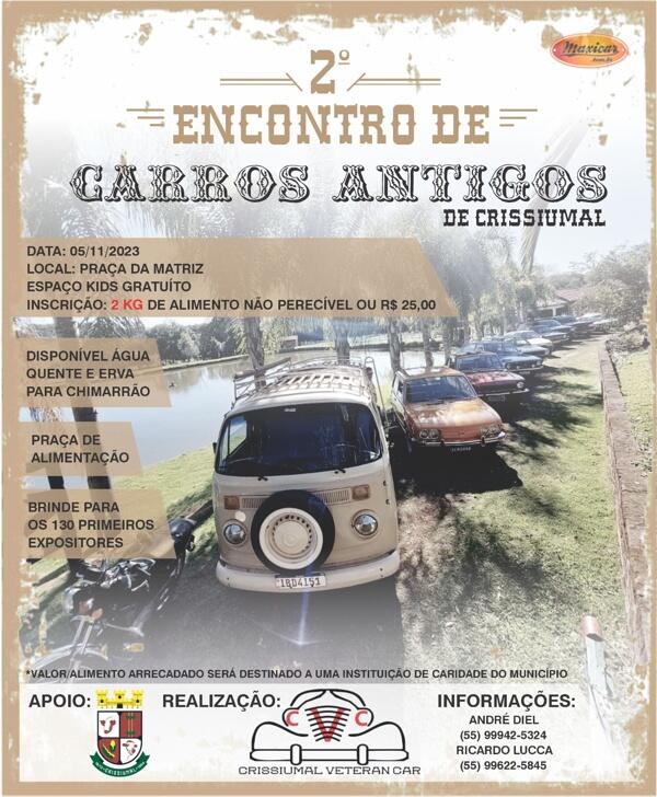 2º Encontro de Carros Antigos de Crissiumal