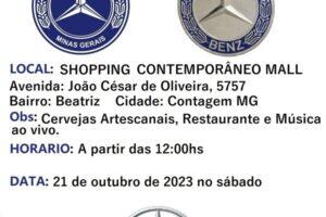 1° Encontro de Carros Antigos Mercedes Benz Clube de Minas Gerais e convidados