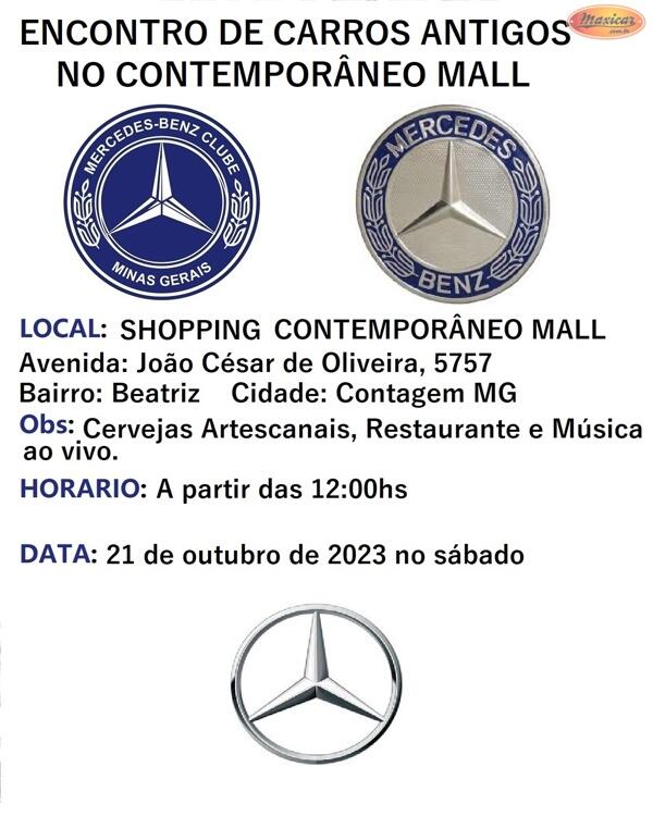1° Encontro de Carros Antigos Mercedes Benz Clube de Minas Gerais e convidados