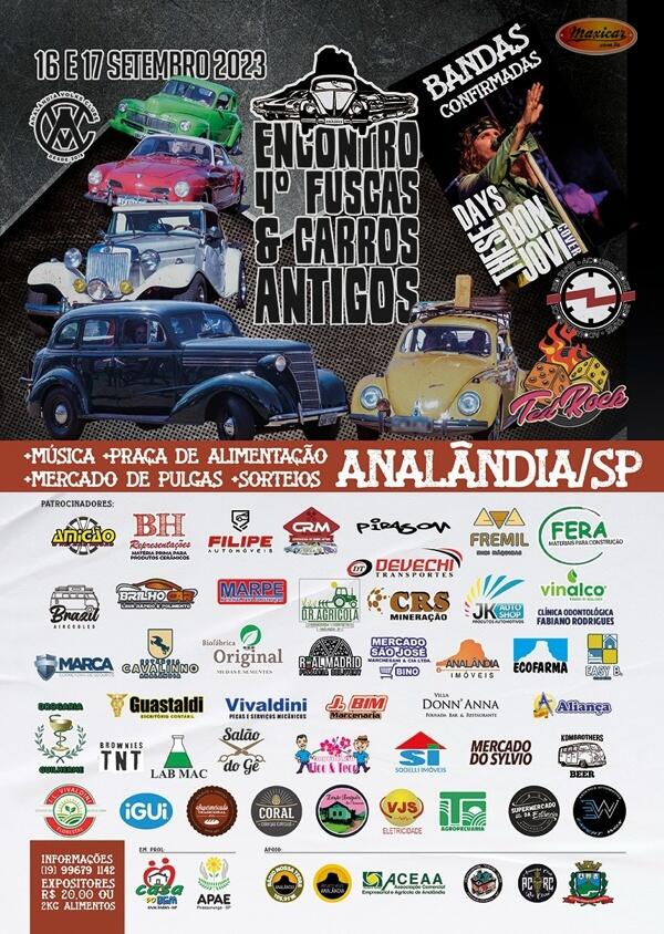 4º Encontro de Fuscas e Carros Antigos de Analândia