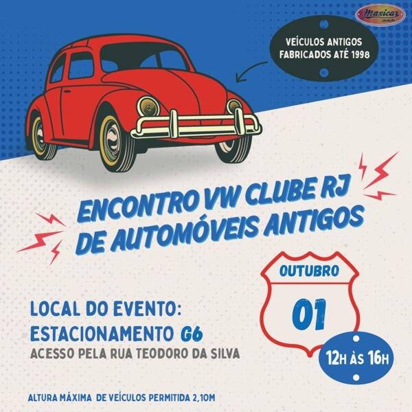 Encontro VW Clube RJ de Automóveis Antigos