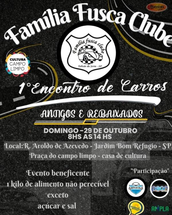 1º Encontro de Carros Antigos e rebaixados