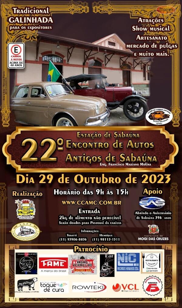22º Encontro de Autos Antigos de Sabaúna - Mogi das Cruzes