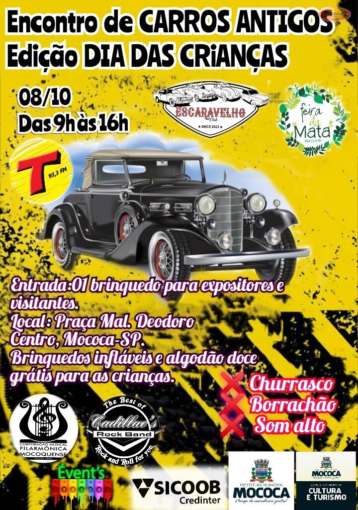 Encontro de Carros Antigos edição Dia das Crianças