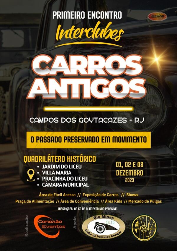 Primeiro Encontro Interclubes de Carros Antigos