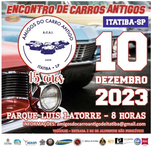 Encontro de Carros Antigos em Itatiba