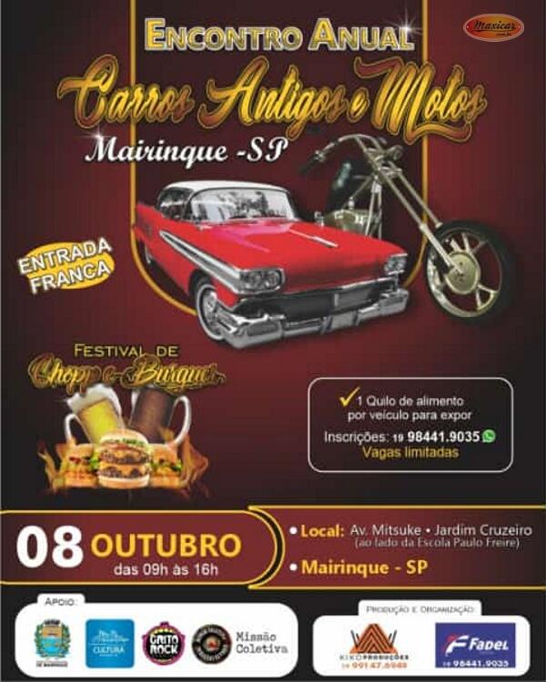 Encontro Anual de Carros Antigos e Motos - Mairinque