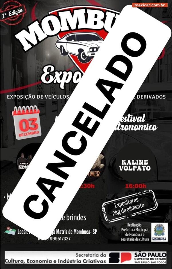 Expo Car Mombuca cancelado