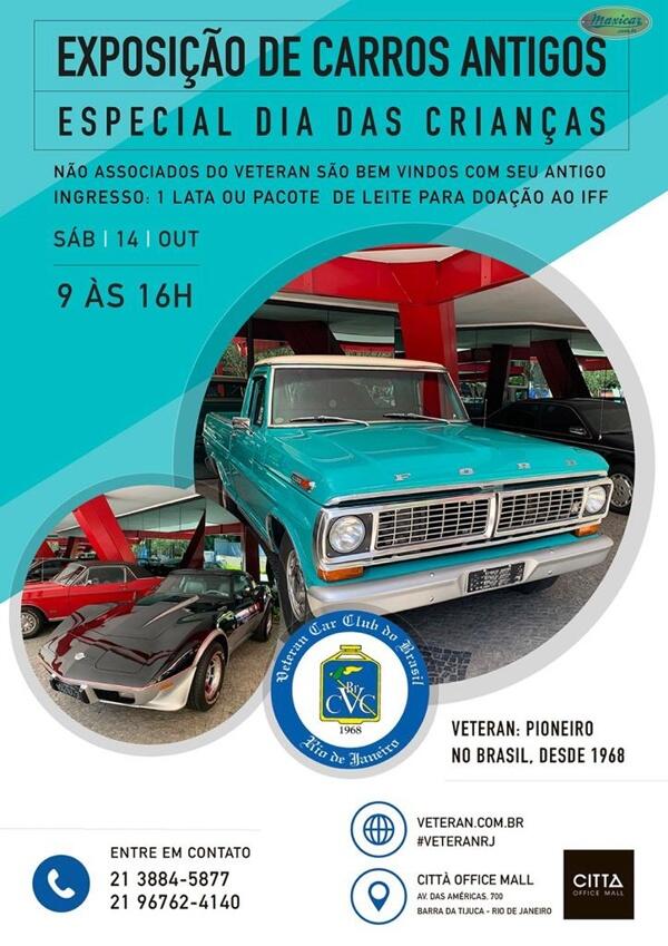 Exposição de Carros Antigos - Especial Dia das Crianças