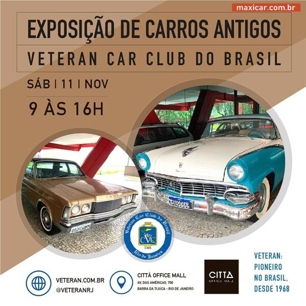 EXPOSIÇÃO CARROS ANTIGOS CONJUNTO NACIONAL