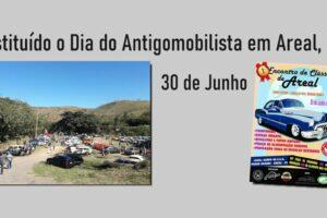 Dia do Antigomobilista no Calendário Municipal de Areal