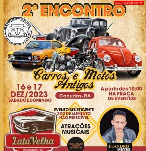 2º Encontro de Carros e Motos Antigos