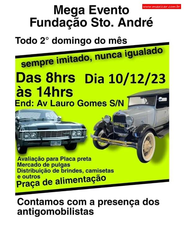 Encontro de Carros Antigos em Santo André