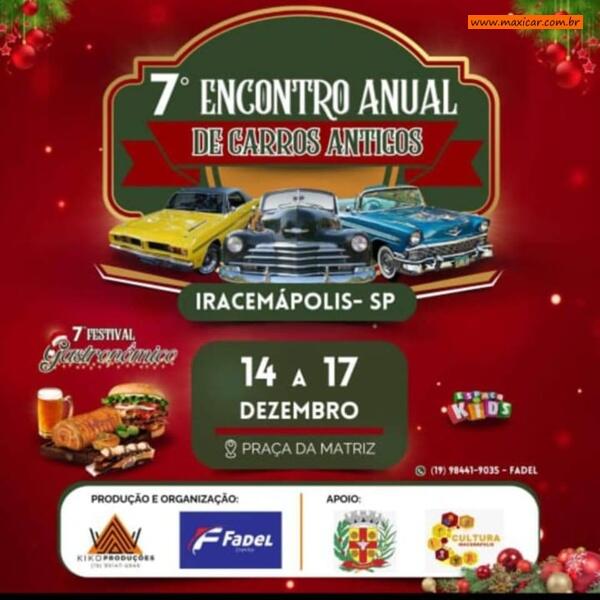 7º Encontro Anual de Carros Antigos de Iracemápolis