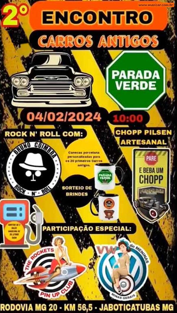 2º Encontro de Carros Antigos em Jabuticabas