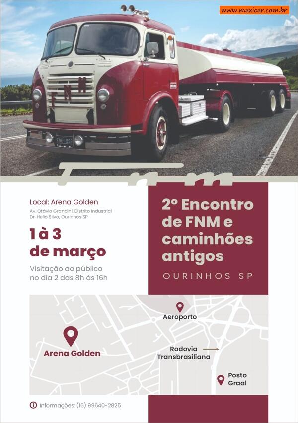 2º Encontro de FNM e Caminhões Antigos