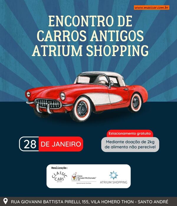 Encontro de Carros Antigos Atrium Shopping