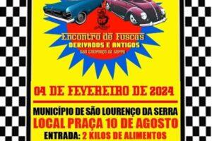 Encontro de Fuscas e Carros Antigos em São Lourenço da Serra