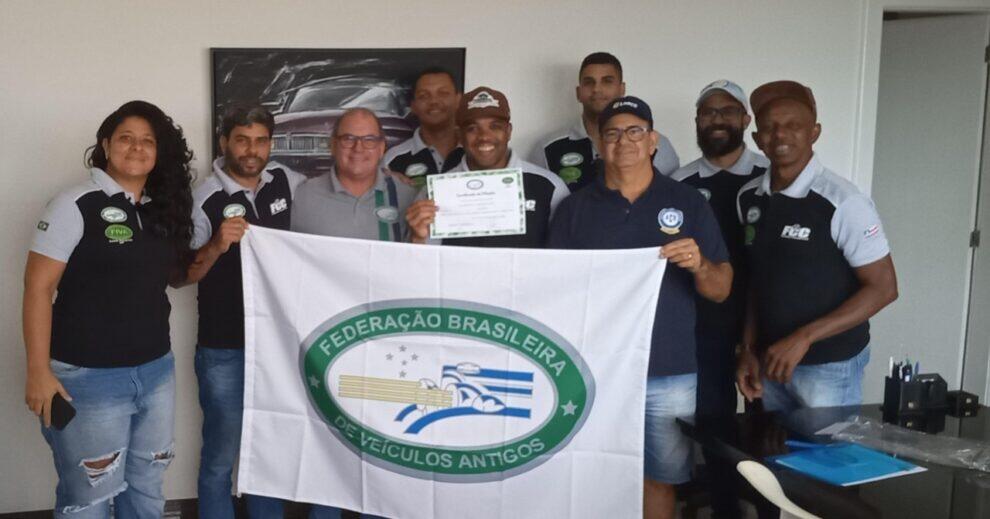 Cerimônia de filiação à FBVA do Fusqueiros e Carangos Club de Jequié