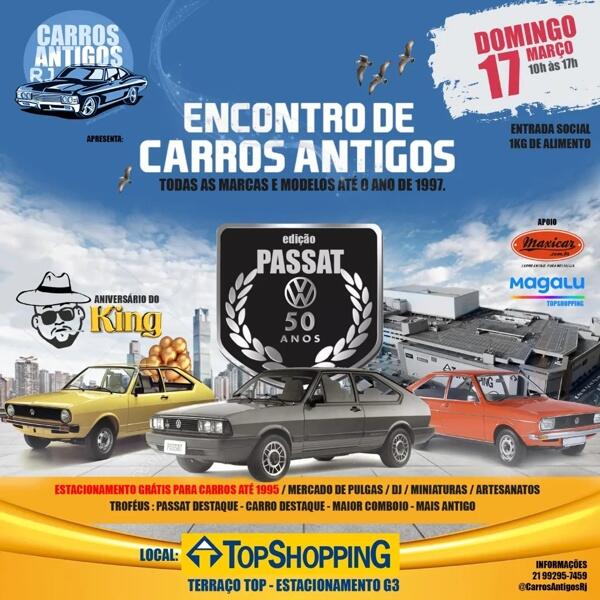 Encontro de Carros Antigos no Top Shopping