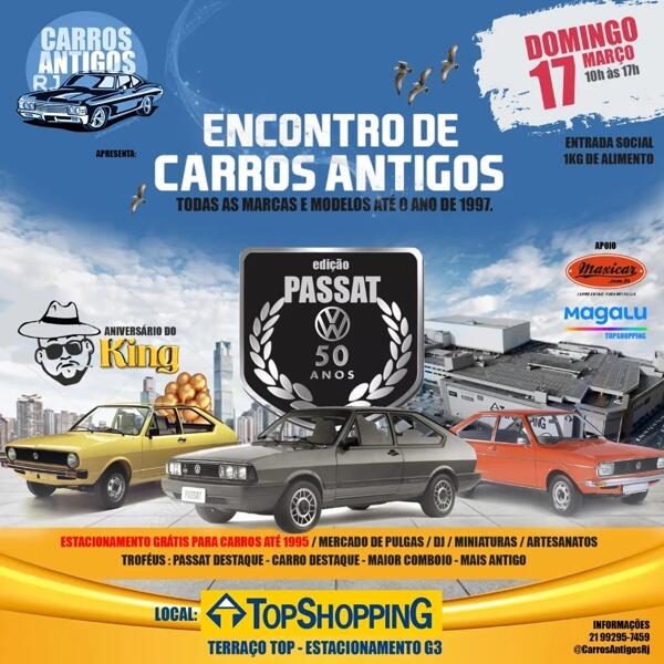 Encontro de Carros Antigos no Top Shopping