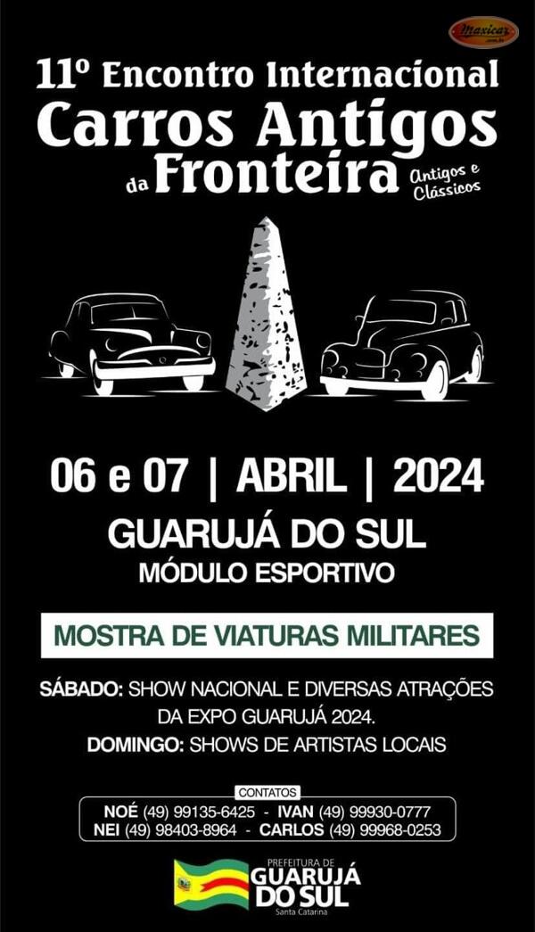 11º Encontro Internacional de Carros Antigos da Fronteira