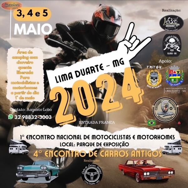 4º Encontro de Carros Antigos em Lima Duarte