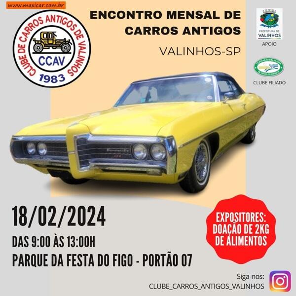 Encontro Mensal de Carros Antigos de Valinhos