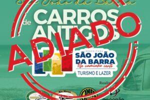 ADIADO - 1º Encontro de Carros Antigos em São João da Barra