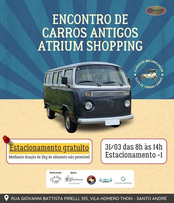 Encontro de Carros Antigos Atrium Shopping