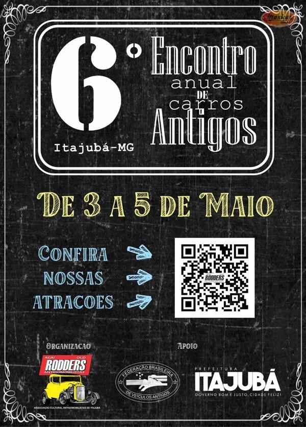 6º Encontro anual de carros antigos, veículos histórico e antigomobilistas de Itajubá