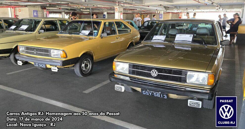 Homenagem aos 50 anos do Passat: Carros Antigos RJ